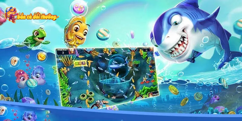 Bắn cá đổi thưởng tạo thêm sự hấp dẫn nhờ cơ chế tích lũy thành quả sau mỗi lần tham gia